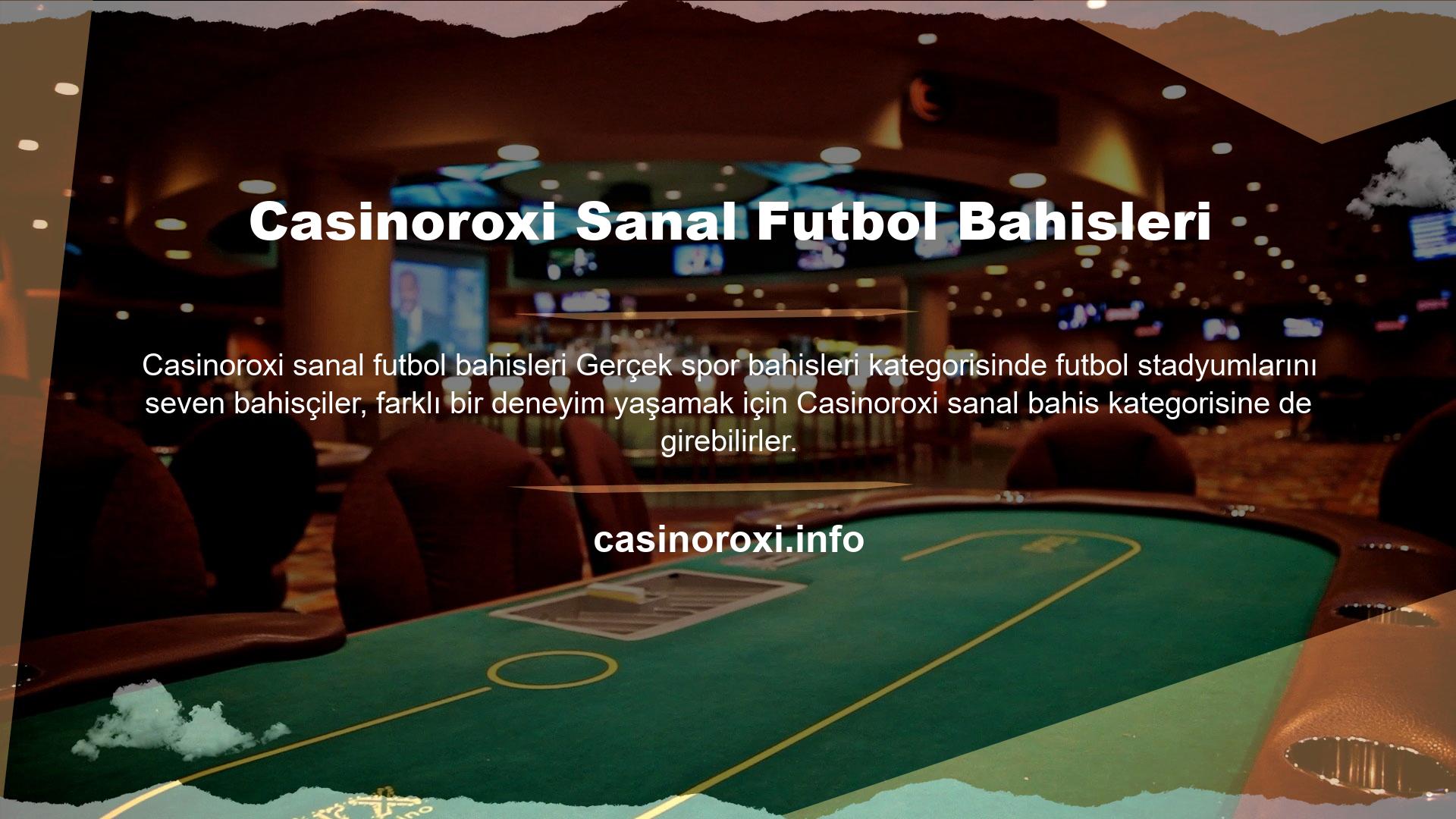 Sanal casino oyunları, gerçek spor bahisleri ile aynı çok heyecan verici yapıya sahiptir