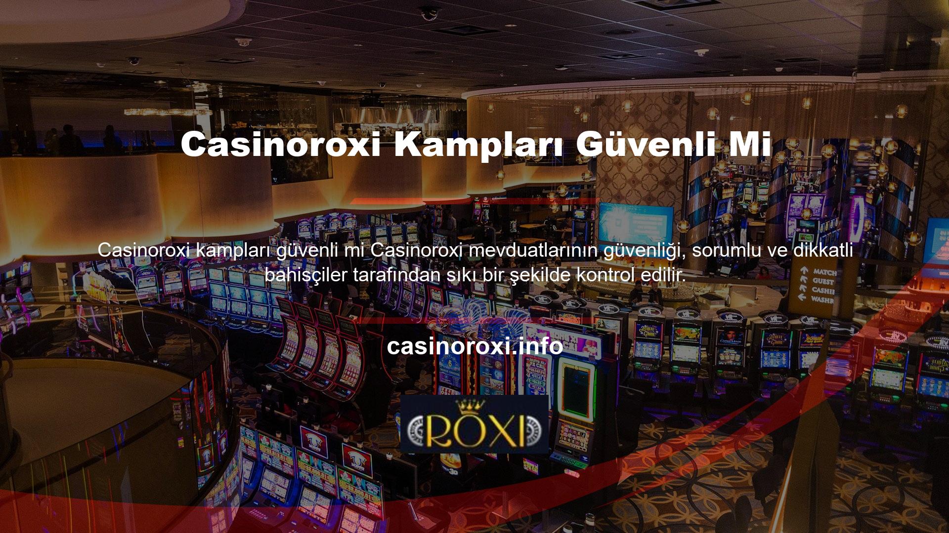 Casinoroxi bir casino lisansına sahip olduğu için, web sitesi, önerilen slot şovları ve lisansın izin verdiği oyunlar dışında herhangi bir şüpheli sahte şov veya adil oyun hakkı sunan dolandırıcılık barındırmıyor