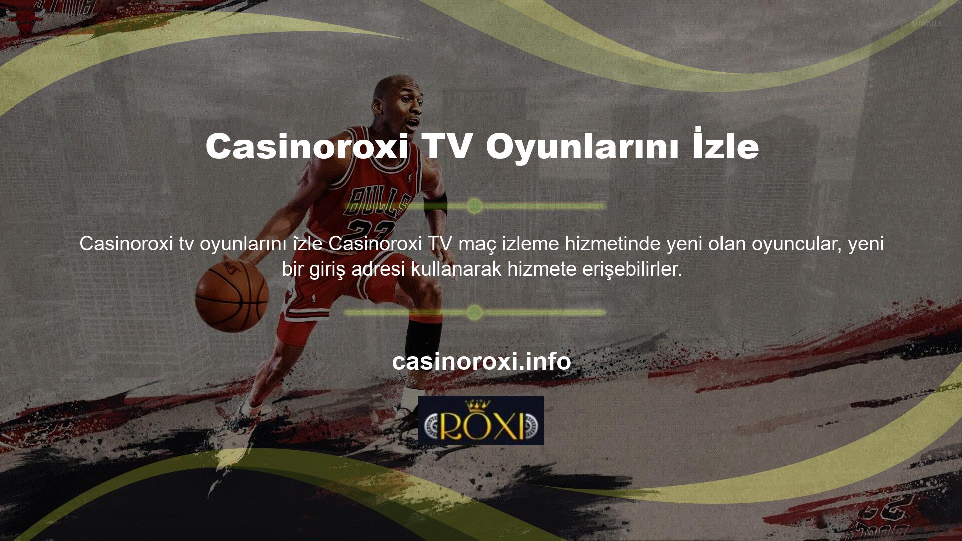 Casinoroxi web sitesi milyonlarca kullanıcıya yeni, yüksek kaliteli canlı TV oyun yayın hizmetleri sunuyor